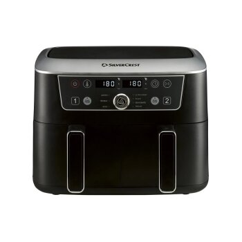 SILVERCREST® Doppelzonen-Heißluftfritteuse - B-Ware sehr gut