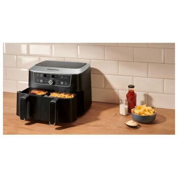 SILVERCREST® Doppelzonen-Heißluftfritteuse - B-Ware sehr gut