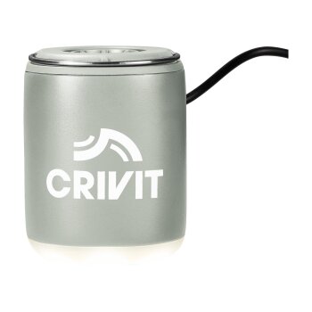 CRIVIT 3-in-1 Campingpumpe, mint - B-Ware neuwertig