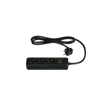 TRONIC® Steckdosenleiste, 3-fach, schwarz - B-Ware...