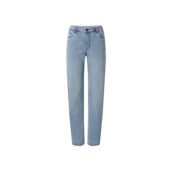 esmara® Damen Jeans, Straight Fit, hohe Leibhöhe (Hellblau, 42) - B-Ware neuwertig