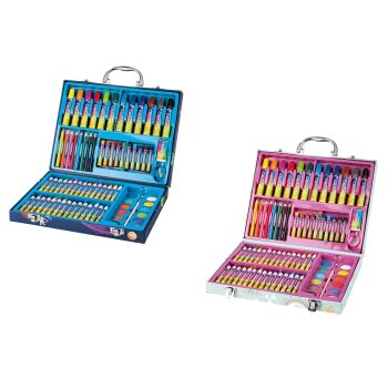CRELANDO® Kinder-Malkoffer, 76-teilig - B-Ware