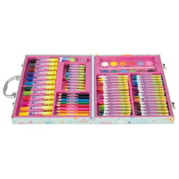 CRELANDO® Kinder-Malkoffer, 76-teilig - B-Ware