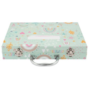CRELANDO® Kinder-Malkoffer, 76-teilig - B-Ware