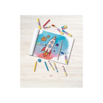 CRELANDO® Kinder-Malkoffer, 76-teilig - B-Ware