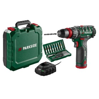 PARKSIDE® 12 V Akku-Bohrschrauber PBSA 12 F5, mit...