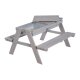 roba Kindersitzgarnitur Outdoor + mit Spielwannen, grau - B-Ware