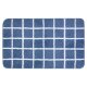 LIVARNO home Badezimmergarnitur-Set, 2-teilig (Teppich/ mit WC-Ausschnitt, Blau/Weiß) - B-Ware neuwertig
