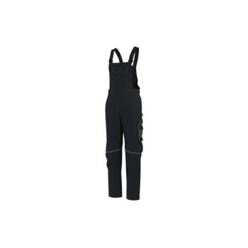 PARKSIDE PERFORMANCE® Herren-Arbeitshose, mit Hosenträgern, 46, schwarz - B-Ware neuwertig
