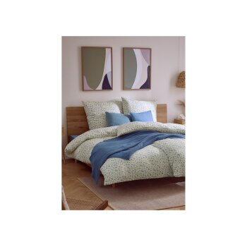 LIVARNO Spannbettlaken, Mikrofaser Jersey, 180-200 cm, dunkelblau - B-Ware neuwertig