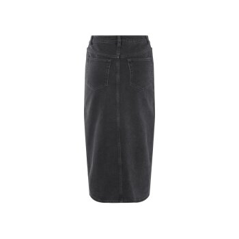 ESMARA® Damen Jeansrock, in Midi-Länge (Grau, 38) - B-Ware neuwertig