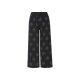ESMARA® Damen Wide-Leg Hose, modische 7/8-Länge (Muster/schwarz, 42) - B-Ware neuwertig