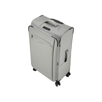 esmara® 2-teiliges Trolley-Reisekoffer-Set, grau - B-Ware