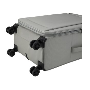 esmara® 2-teiliges Trolley-Reisekoffer-Set, grau - B-Ware