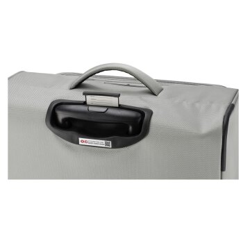 esmara® 2-teiliges Trolley-Reisekoffer-Set, grau - B-Ware