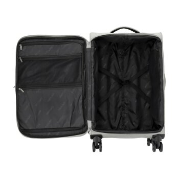 esmara® 2-teiliges Trolley-Reisekoffer-Set, grau - B-Ware
