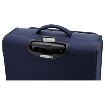 esmara® Trolley-Reisekoffer, blau - B-Ware