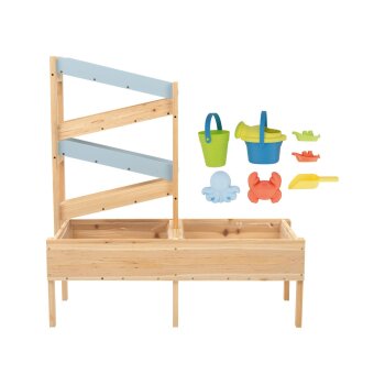 lupilu® Wasserbahn aus Holz - B-Ware