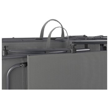 LIVARNO® Aluminium-Sonnenliege Houston, grau - B-Ware
