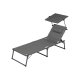 LIVARNO® Aluminium-Sonnenliege Houston, grau - B-Ware
