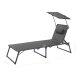 LIVARNO® Aluminium-Sonnenliege Houston, grau - B-Ware