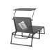 LIVARNO® Aluminium-Sonnenliege Houston, grau - B-Ware