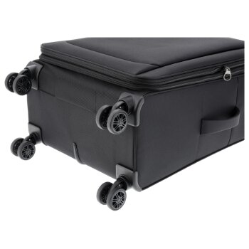 esmara® Trolley-Reisekoffer, schwarz - B-Ware