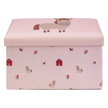 LIVARNO® Kinder Sitztruhe klein, 50 x 30 x 30 cm,...