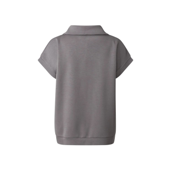 ESMARA® Damen Sweatshirt, mit Half-Zip (Grau, XS(32/34)) - B-Ware neuwertig