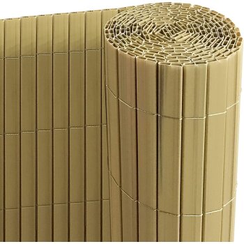 Ribelli Sichtschutzmatte, aus PVC, 100 x 400 cm, bambus -...