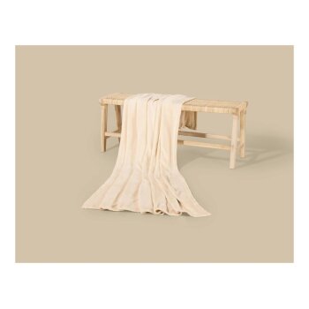 LIVARNO® Kuscheldecke, 150 x 200 cm, beige - B-Ware sehr gut