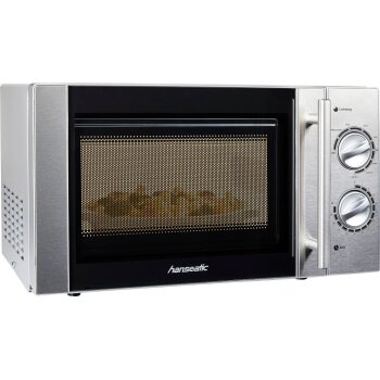 Hanseatic Mikrowelle 65509859, 700 Watt, 20 L, Silber -...