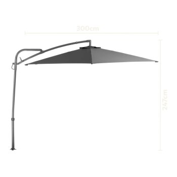 LIVARNO® Ampelschirm, anthrazit - B-Ware