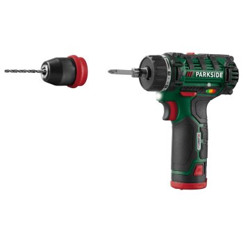 PARKSIDE® 12 V Akku-Bohrschrauber-Set PBSA 12 F5, mit Akku und Ladegerät - B-Ware