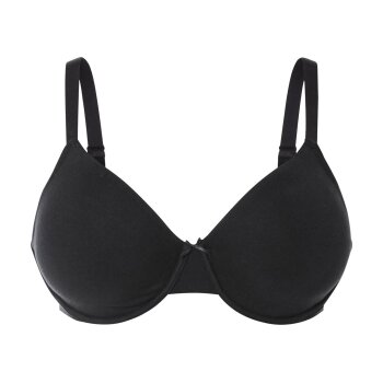 esmara® Damen Bügel-BH, 2 Stück, 90D, schwarz/weiß - B-Ware neuwertig