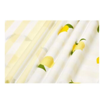 LIVARNO® Mikrofaser-Satin-Bettwäsche, 155 x 220 cm (Zitronen) - B-Ware neuwertig