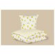LIVARNO® Mikrofaser-Satin-Bettwäsche, 155 x 220 cm (Zitronen) - B-Ware neuwertig