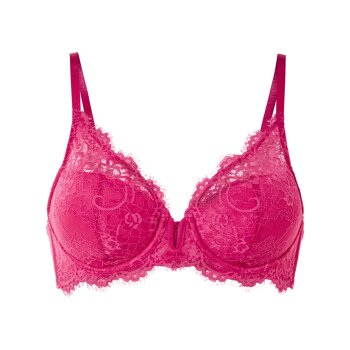 esmara® Damen Bügel-BH, mit eleganter Spitze (Pink, 75B) - B-Ware neuwertig
