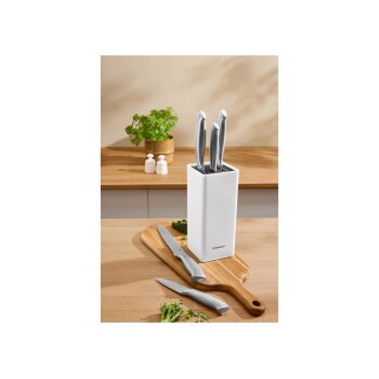 SILVERCREST® Edelstahl-Messerset, 6-tlg. (Edelstahl gebürstet) - B-Ware neuwertig