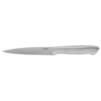 SILVERCREST® Edelstahl-Messerset, 6-tlg. (Edelstahl gebürstet) - B-Ware neuwertig