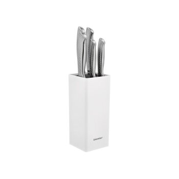 SILVERCREST® Edelstahl-Messerset, 6-tlg. (Edelstahl gebürstet) - B-Ware neuwertig