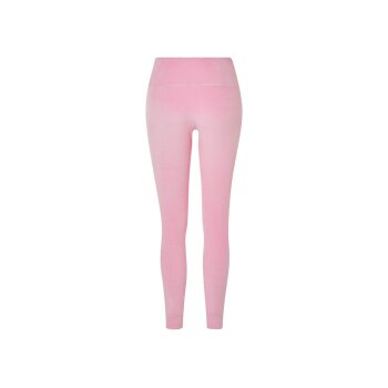 esmara® Damen Velour-Leggings, mit Bündchen (Pink, S(36/38)) - B-Ware neuwertig