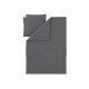 LIVARNO® Mikrofaser Satin Bettwäsche, 240 x 220 cm, Geometrie/Anthrazit - B-Ware neuwertig