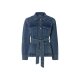 esmara® Damen Jeansjacke, mit modisch überschnittenen Schultern (Blau, 40) - B-Ware neuwertig