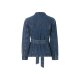 esmara® Damen Jeansjacke, mit modisch überschnittenen Schultern (Blau, 40) - B-Ware neuwertig