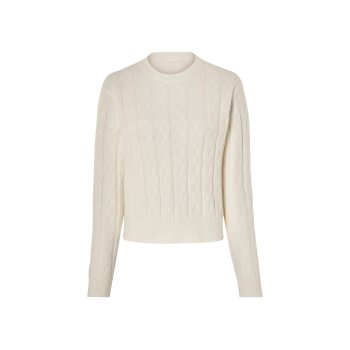 esmara® Damen Pullover mit Wollanteil (Weiß, L(44/46)) - B-Ware neuwertig