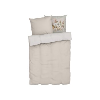 LIVARNO home Bettwäsche, Satin, 240 x 220 cm, beige...