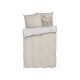 LIVARNO home Bettwäsche, Satin, 240 x 220 cm, beige - B-Ware neuwertig