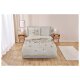 LIVARNO home Bettwäsche, Satin, 240 x 220 cm, beige - B-Ware neuwertig