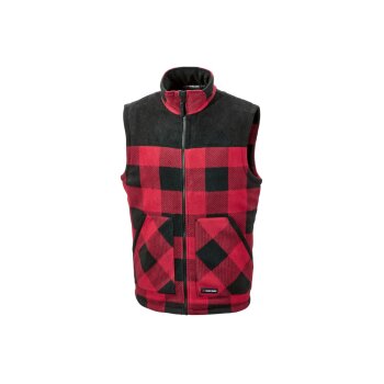 PARKSIDE® Herren Fleeceweste (Rot, S (44/46)) - B-Ware neuwertig